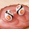Women's The Marquess Stud Earrings - Peach Orange:Nude Pink - 2 of 4