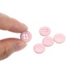 Unique Bargains Resin Craft DIY Round Flat 4-Hole Replacement Sewing Buttons 10 Pcs - 4 of 4