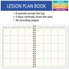 Elan Publishing Company W208 Fashion Teacher Planner Set (Woodgrain) - 4 of 4