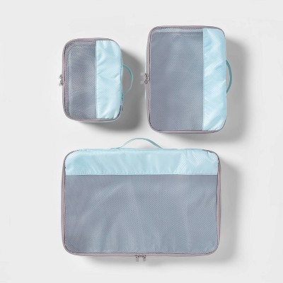 3pc Packing Cube Set Light Blue - Made By Design™