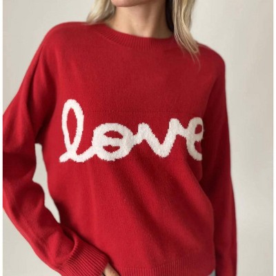 Women's Love Graphic Sweater - SIX/FIFTY