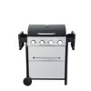 FURNIinspire Outdoor Grills, Griddles and Smokers Professional 4 Burner Gas Grill, Stainless Steel BBQ with Pizza Oven, Black, 25.6"*17.7"*14.6" - 4 of 4