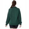 BLUEMING Womens Sweatshirts Polo Neck Quater Zipper Sweatshirts Athletic Tops for Gym Yoga Fall Athleisure - 3 of 4