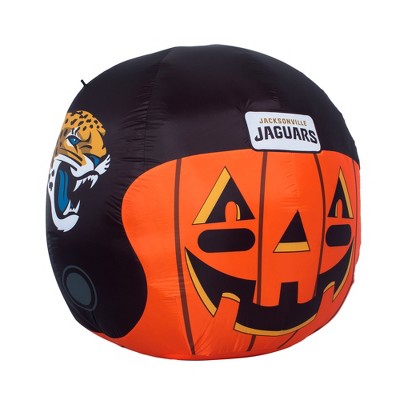 NFL Jacksonville Jaguars Inflatable Jack O' Helmet, 4 ft Tall, Orange