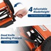 14 Inch 5-Blade Push Reel Lawn Mower, Adjustable Cutting Height Manual Lawn Mower , Walk-Behind Lawn Mowers with Removable Grass Catcher Bag - 3 of 4