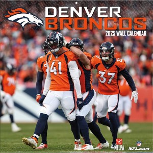 NFL Denver Broncos 2025 12"x12" Team Wall Calendar - 1 of 4