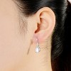 Guili Sterling Silver Teardrop Earrings with Colored Cubic Zirconia – A Mesmerizing Blend of Elegance, Radiance, and Timeless Beauty - 2 of 4