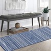 coucheta Geometric Rug for Living Room Washable Area Rugs Non-Slip Bathroom Rug Stain Resistant Floor Carpet Low Pile No-Shedding Throw Rugs Foldable - 4 of 4