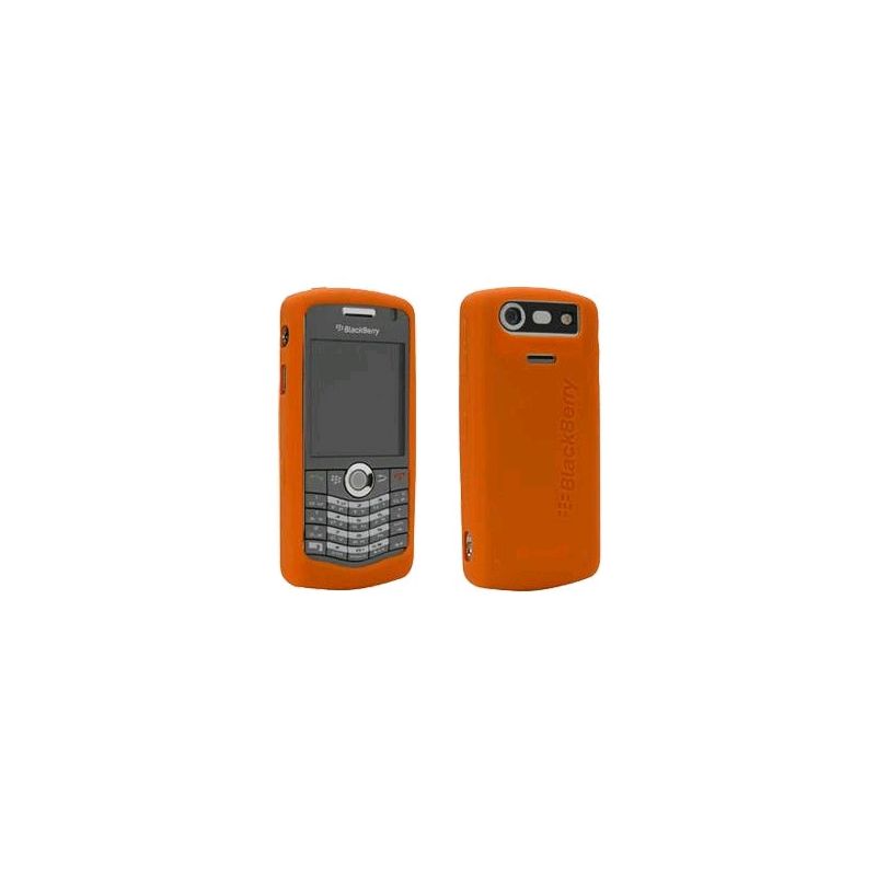 OEM BlackBerry 8120, 8130, 8110 Gel Skin Case, Light Orange, 1 of 2