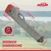 SKB Cases Portable Lightweight Hard Plastic Roto Sunday Golf Club Airline Travel Case with Padded Strap and Lockable Latches, Holds 7 to 8 Clubs Gray - 2 of 4