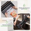 GERYON Automatic Vacuum Sealer Machine for Food Storage with Bags & Roll | Dry/Moist Modes, Compact Design & LED Light | For Sous Vide (Silver) - 3 of 4