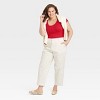 Women's Slim Fit Short Sleeve Ribbed Scoop Neck T-Shirt - A New Day™ - 3 of 3