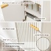 68" Tall Bathroom Storage Cabinet with Door and Drawer, Narrow Linen Tower Floor Cabinet for Bathroom with Adjustable Shelves - 4 of 4