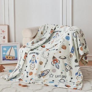 Throw Blanket 50x60 Inch - Cartoon Fleece Throw, Toys for 2 3 4 5 6 7 8 9 10 11 12 Year Old Girl and boy Gifts - 1 of 3