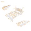 Queen Size Platform Bed, Beds Modern With 2 Big Drawers, Bedhead Storage Shelf With T Size Trundle, Storage Bed Queen Frame-Cuddlewood - 4 of 4