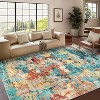 Hallway Runner Rug Washable Modern Abstract Area Rug Non Slip Floor Carpet, Low Pile Non Shedding Rug for Entryway, Kitchen - 2 of 4