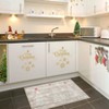 Christmas Floor Mats Kitchen Mat Indoor Christmas Printed Area Rugs for Living Room Bedroom Foldable Low Pile Non Slip Carpet - 4 of 4