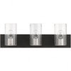 Livex Lighting Zurich 3 - Light Vanity in  Black/Brushed Nickel - 4 of 4
