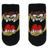 Loonry Tunes Tasmanian Devil Socks Taz Hungry 5 Pack Ankle Socks Fits Shoe Size 5-10 Multicolored - 2 of 4