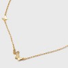 14K Gold Dipped Cubic Zirconia Triple Butterfly Station Necklace - Gold - 4 of 4