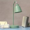 Simple Designs Sleek Essentials Adjustable Metal Desk Lamp Sage Green - 4 of 4