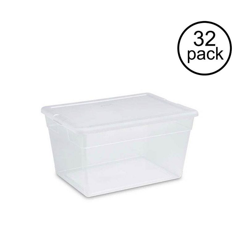 Sterilite Plastic Stacking Storage Container with Latching Lid for Seasonal Decorations and Space Saving Organization, 3 of 8