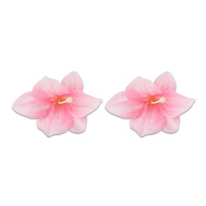 Unique Bargains Women's Simulated Flower Duckbill Clip 2 Pcs - 1 of 4