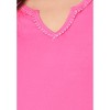 Catherines Suprema Embroidered Notch-Neck Tee - 3 of 4