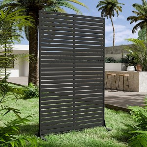 NAYSAYE Privacy Fence Screen Panels Wall Ultra Thick HDPE Wind Resistant for Outdoor Balcony Outside Backyard Garden, 45.47"*15.75"*72.05" - 1 of 4