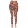 Super Soft Leopard Printed Leggings - White Mark - 3 of 4