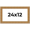 PosterPalooza | Panoramic Contemporary Gold Picture Frame - UV Acrylic, Foam Board Backing, Hanging Hardware - 2 of 4