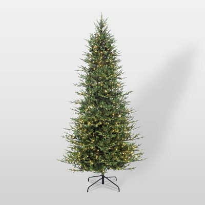 9ft Pre-Lit Full Berkshire Fir Artificial Christmas Tree - Puleo