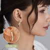 Gilded Lab-Grown Diamond Channel Set Hoop Earrings for Women in 925 Sterling Silver and 14KT Yellow Gold-Plated | 1/4, 1/2, 1 Carat Total Weight - 3 of 4