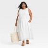 Women's Ruched Maxi A-Line Dress - Universal Thread™ - 3 of 3