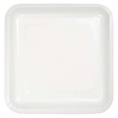 White 7" Dessert Plates - 18ct