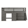 Farmhouse Twin Low Loft with Bookcase - 3 of 4