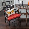 Pillow Perfect 11.5"x18.5" 'Boo' Banner Lumbar Throw Pillow Beige/Black/Orange: Cotton Fabric, Indoor Use, Halloween Decor - 4 of 4