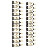 vidaXL Wall Mounted Wine Rack for 12 Bottles 2 pcs White Iron - 3 of 4