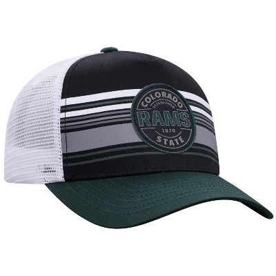 NCAA Colorado State Rams Men's Vista Black with Hard Mesh Snapback Hat