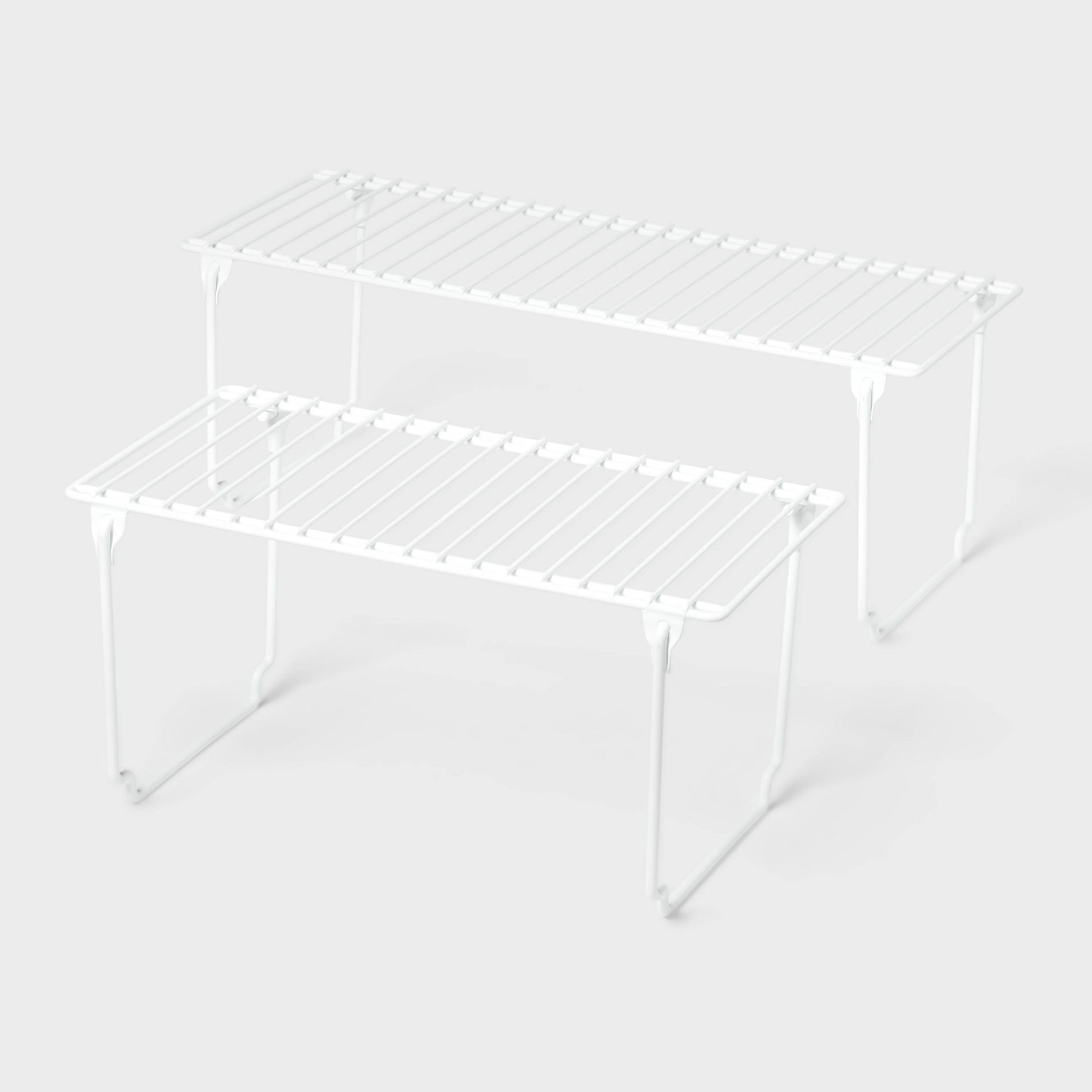 2pc Foldable Legs Metal Wire Helper Shelf Set - Brightroom™