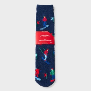 Men's Cozy Crew Socks - Wondershop™ -  6-12 - 1 of 3