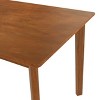 PAGED 31.5" Dining Table Round Kitchen Table with Black Metal Legs, Modern Living Room Table for 2/4 Person - 4 of 4