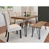 6-Piece Dining Set with 4 Chairs and Bench - 2 of 4