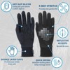 TrailHeads Lightweight Running Gloves for Men – Moisture Wicking & Touchscreen with Anti-Slip Grip - 4 of 4