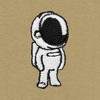 Dalix Mens Astronaut Heavy Weight Cotton Tee - 2 of 4