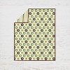 Bacati - Mod Dots Stripes Green Yellow Beige Brown 4 pc Crib Bedding Set with Diaper Caddy - 2 of 4