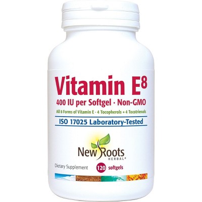 New Roots Herbal Vitamin E8 400 Iu | 120 Softgels | All Forms Of ...