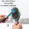 Comb Curling Iron Hollow Cleaning Brush, Specification: 17x5.5cm(Orange) - 3 of 4