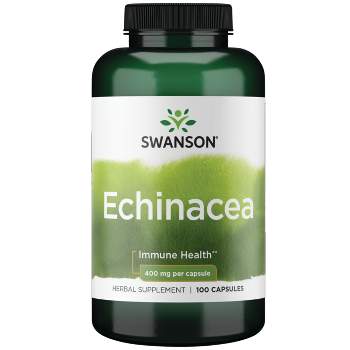 Swanson Herbal Supplements Echinacea 400 mg Capsule 100ct