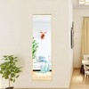 PAGED Rectangle Full Length Mirror,Leaning Floor Full Body Mirror with Metal Frame,Wall Mounted Mirror Suitable for Cloakroom - 4 of 4